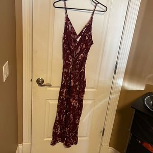 NWT Maroon Floral Jumper